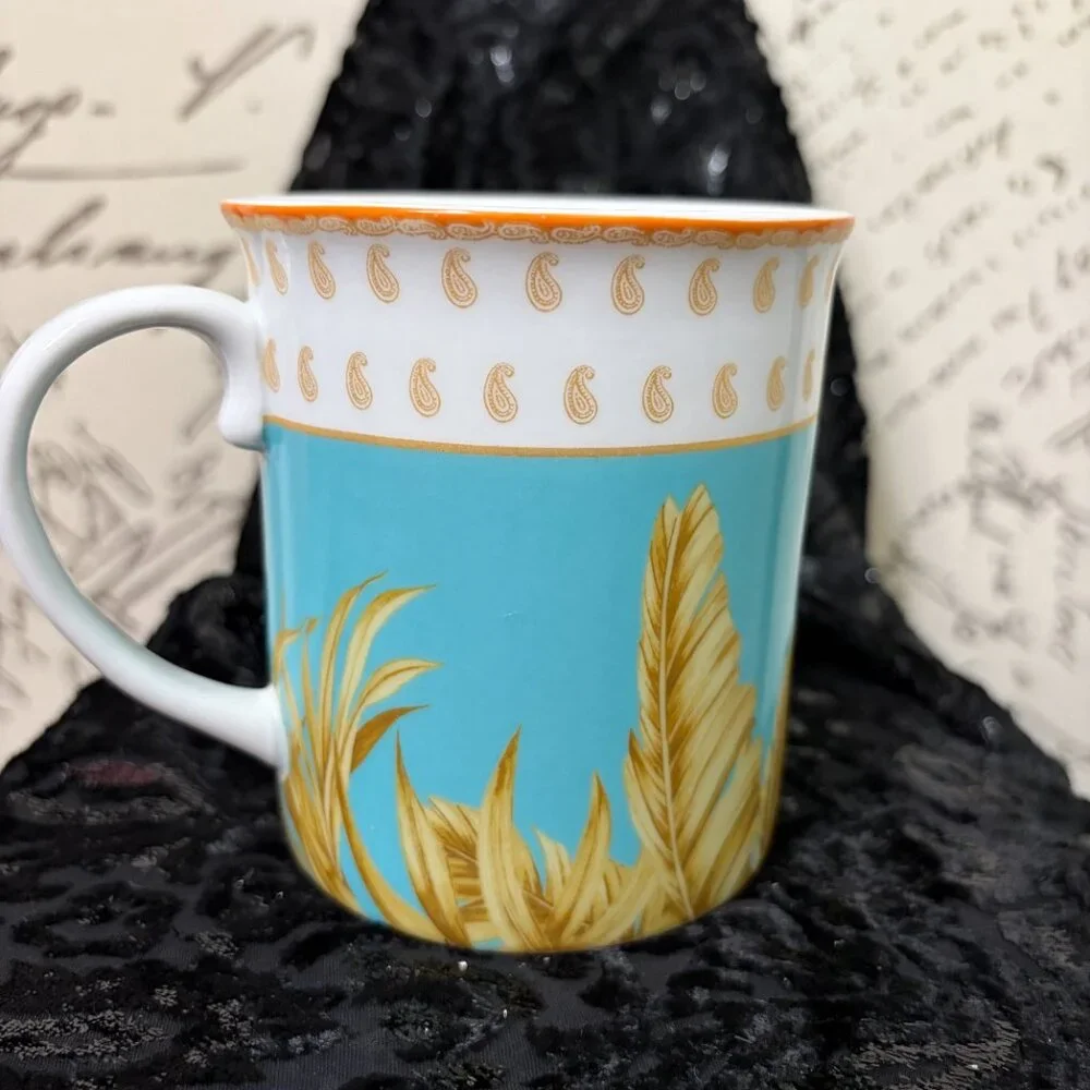 RARE 2010 Williams Sonoma ELEPHANT Mug - Thai Palace / RAJ Retired Collection